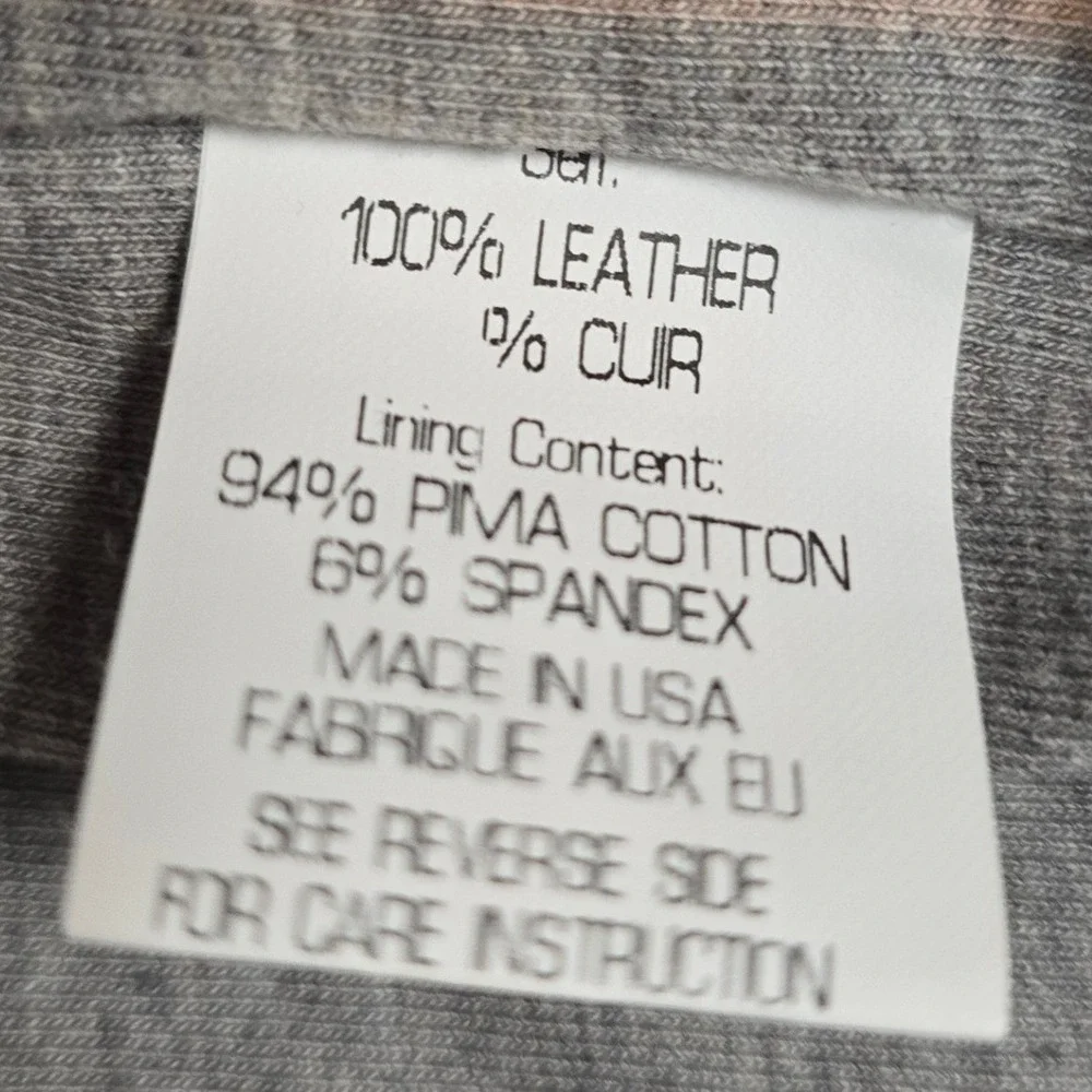 Theory genuine leather